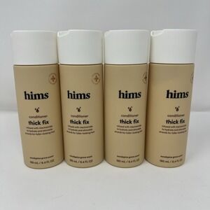 LOT OF 4 HIMS Thick Fix Conditioner Thickening 6.4 oz Eucalyptus Grove Scent NEW